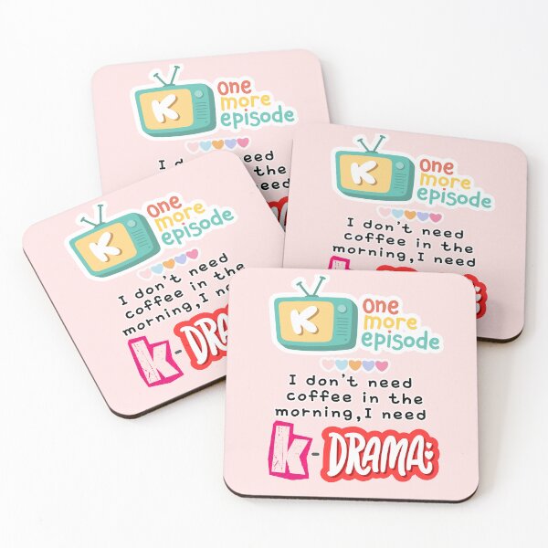 Item preview, K-Drama Fan Sticker – Funny Korean Drama Saying designed and sold by mycreastyle.
