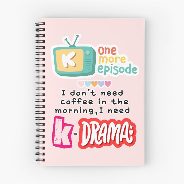 Item preview, K-Drama Fan Sticker – Funny Korean Drama Saying designed and sold by mycreastyle.