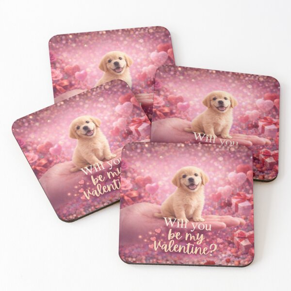 Item preview, Will You Be My Valentine Puppy designed and sold by GivingJoy.