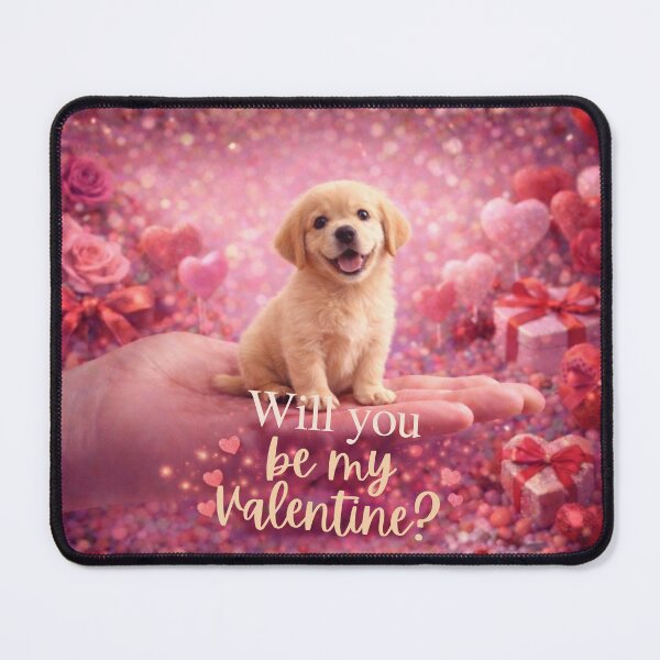 Item preview, Will You Be My Valentine Puppy designed and sold by GivingJoy.
