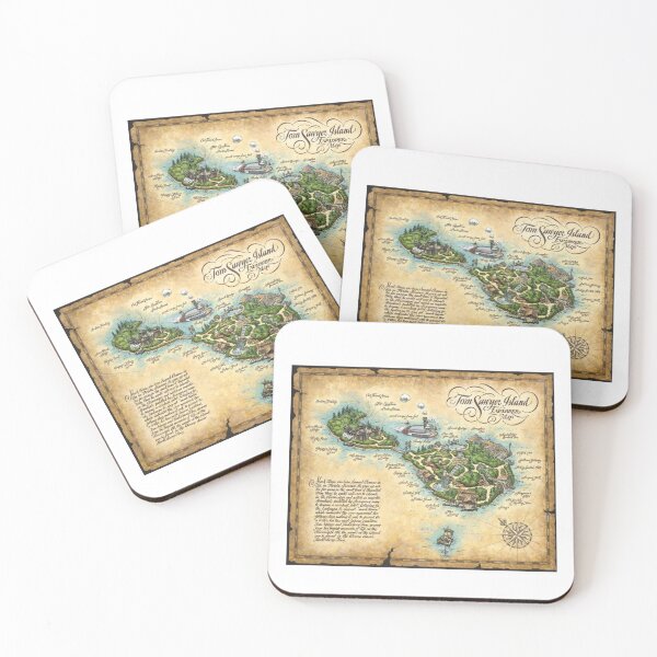 Item preview, Tom Sawyer Island Map designed and sold by Jilliansshop.