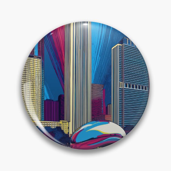 Item preview, Chicago Pop Art – Bean Reflections designed and sold by SkylineVistas Designs.