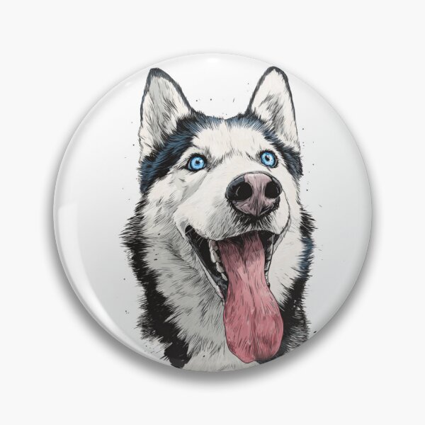 Item preview, Cute Husky Dog designed and sold by Inkspaced.