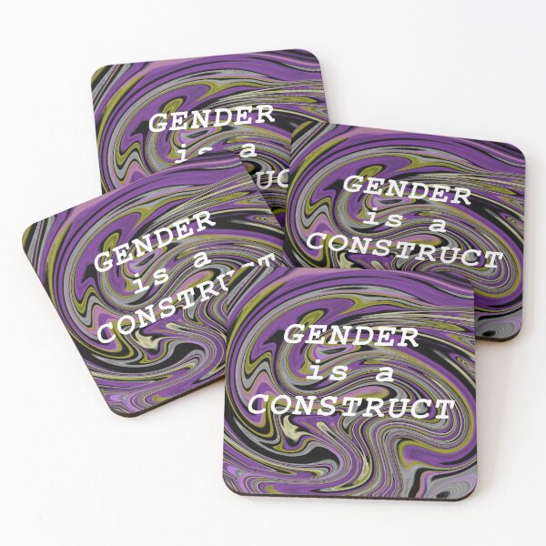 Item preview, Gender is a Construct (NONBINARY) designed and sold by artist-wanna-be.