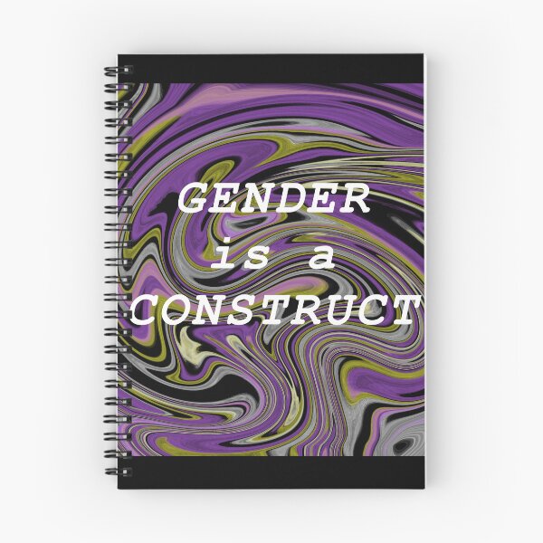 Item preview, Gender is a Construct (NONBINARY) designed and sold by artist-wanna-be.