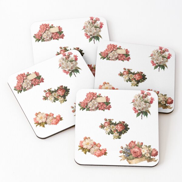 Item preview, Mini Antique flowers with banner sticker pack designed and sold by MendaciousMina.