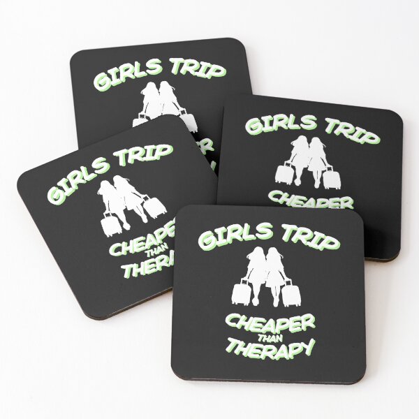 Item preview, Girls Trip – Cheaper Than Therapy. Funny Travel Quote  designed and sold by furcen.
