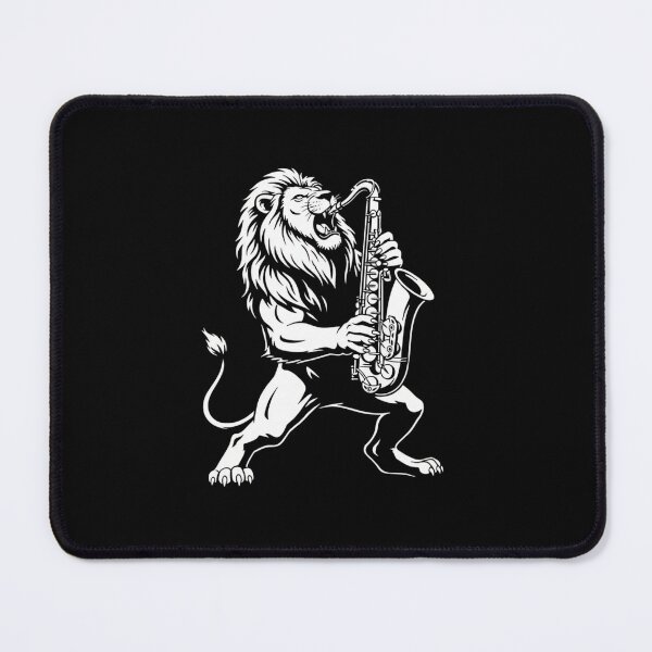 Item preview, Lion Saxophone Musician Jazz Music Lover designed and sold by salmzouriart.