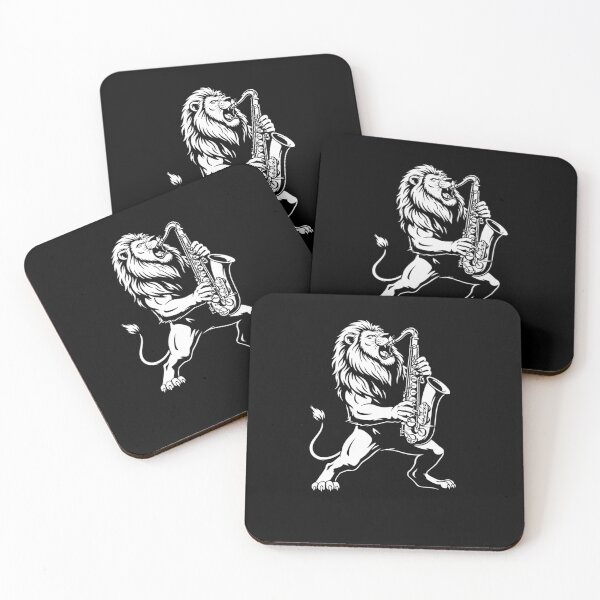 Item preview, Lion Saxophone Musician Jazz Music Lover designed and sold by salmzouriart.