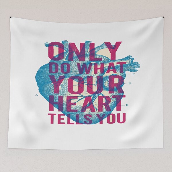 Item preview, Anatomical Heart Quote Art – Follow Your Heart Motivational Poster for Bold Thinkers & Dreamers designed and sold by Bright Nest Studio.