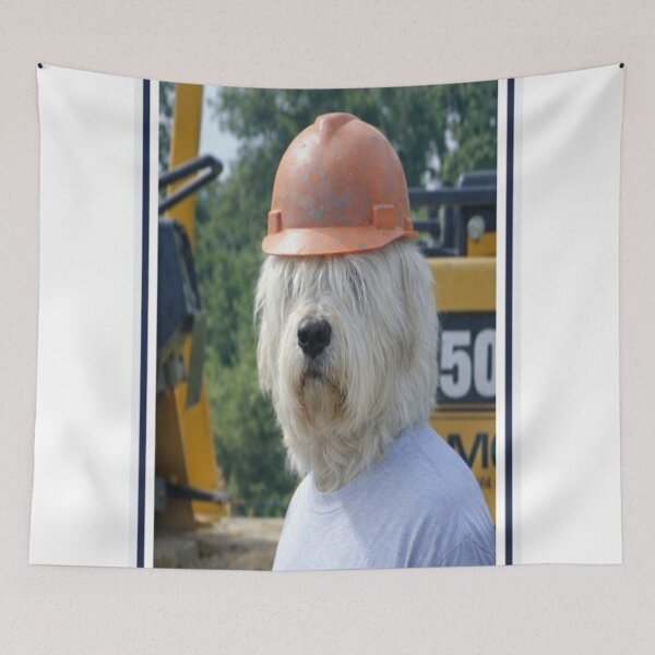 Item preview, hard hat dog designed and sold by KingOfDogs.