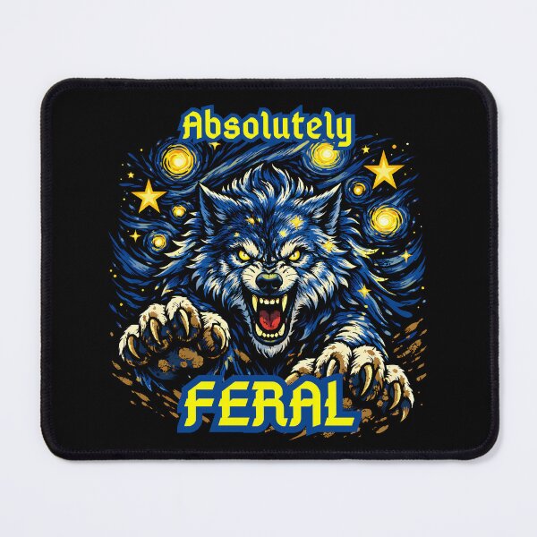 Item preview, Feral Core - Absolutely Feral Wolf designed and sold by MantixArt.