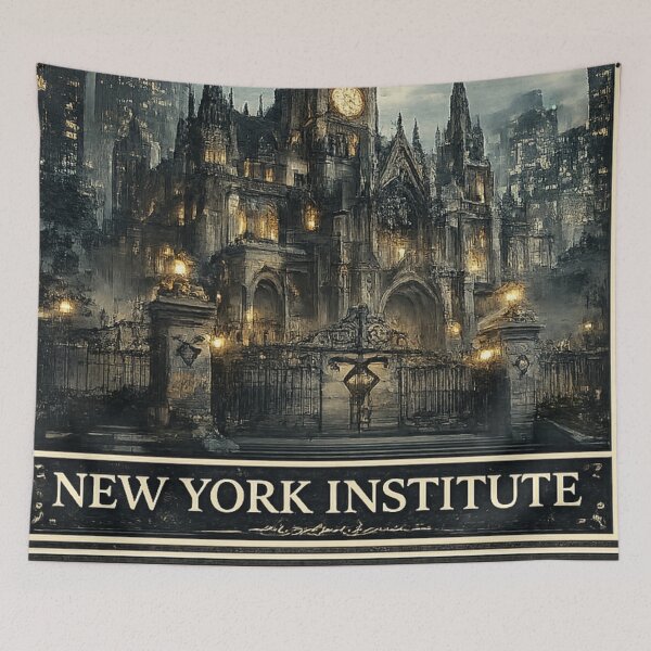 Item preview, New York Institute Stamp Sticker  designed and sold by ouatisworld.