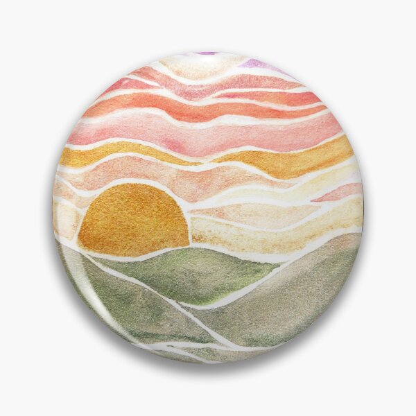 Item preview, puesta de sol sobre las colinas onduladas designed and sold by artist-wanna-be.