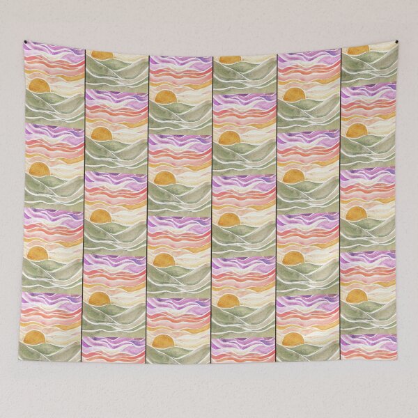 Item preview, sun set over the rolling hills designed and sold by artist-wanna-be.