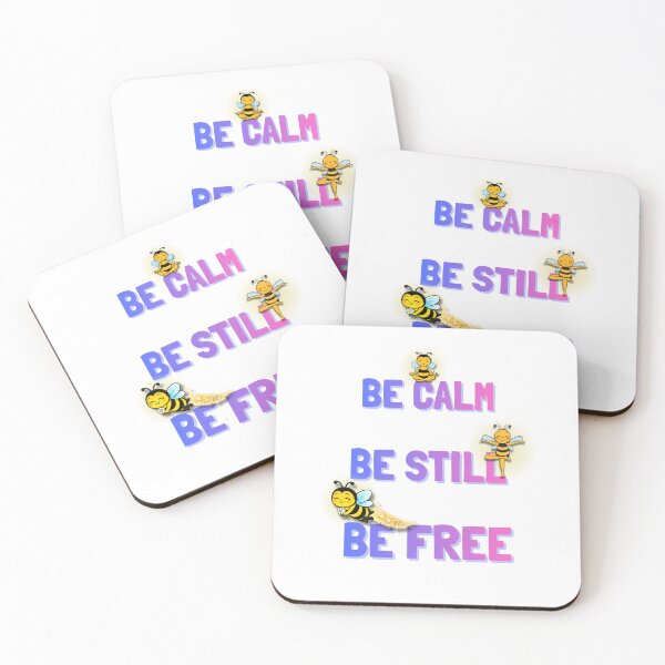 Item preview, Just Bee - Be Calm, Be Still, Be Free. Multicoloured designed and sold by ArtbyClarkie.