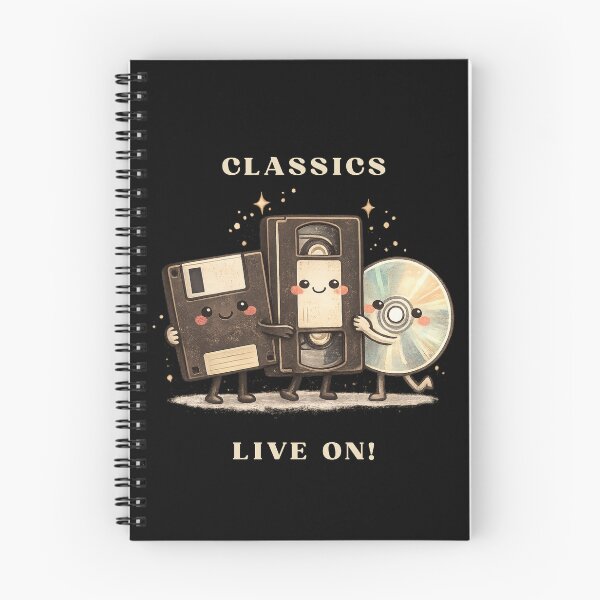 Item preview, Classics Live On Cute Retro Tech Friends designed and sold by DigitalMomy.