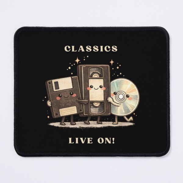 Item preview, Classics Live On Cute Retro Tech Friends designed and sold by DigitalMomy.