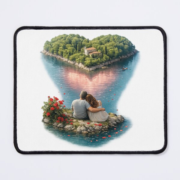 Item preview, The Island of Love – Romantic Heart Island for Couples designed and sold by LOSCOLIS.