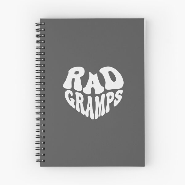 Item preview, Rad Gramps White Heart Retro Typography designed and sold by WAMTEES.
