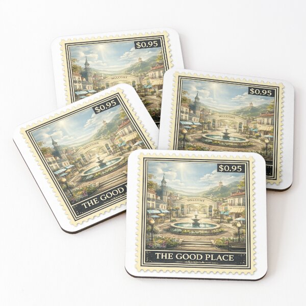 Item preview, The Good Place Stamp Sticker  designed and sold by ouatisworld.