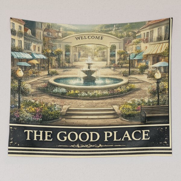 Item preview, The Good Place Stamp Sticker  designed and sold by ouatisworld.