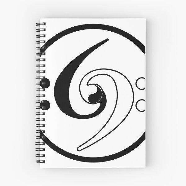Item preview, Bass Clef Yin Yang designed and sold by katefo.
