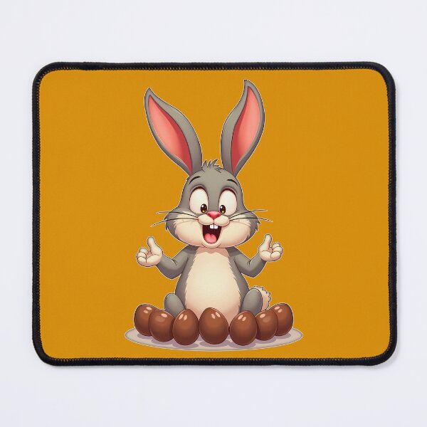 Artikelvorschau, Happy Easter Bunny – Cute Rabbit with Chocolate entworfen und verkauft von Topoartispp.