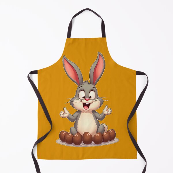 Artikelvorschau, Happy Easter Bunny – Cute Rabbit with Chocolate entworfen und verkauft von Topoartispp.