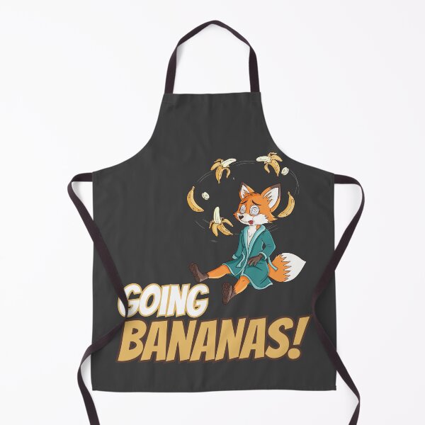 Item preview, Going Bananas Cute Fox Illustration – Funny Dizzy Cartoon Art for T-Shirts & Gifts designed and sold by Turiva.