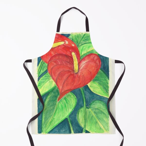 Item preview, Anthurium Andraeanum (aka Painter's Palette - Watercolor and colored pencil on paper designed and sold by Jamie  Taylor.
