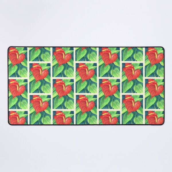 Item preview, Anthurium Andraeanum (aka Painter's Palette - Watercolor and colored pencil on paper designed and sold by Jamie Taylor.
