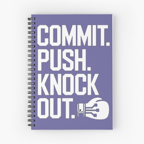 Item preview, Commit Push Knockout - Funny Coding Boxing Developer Gift designed and sold by dose-of-art-lab.