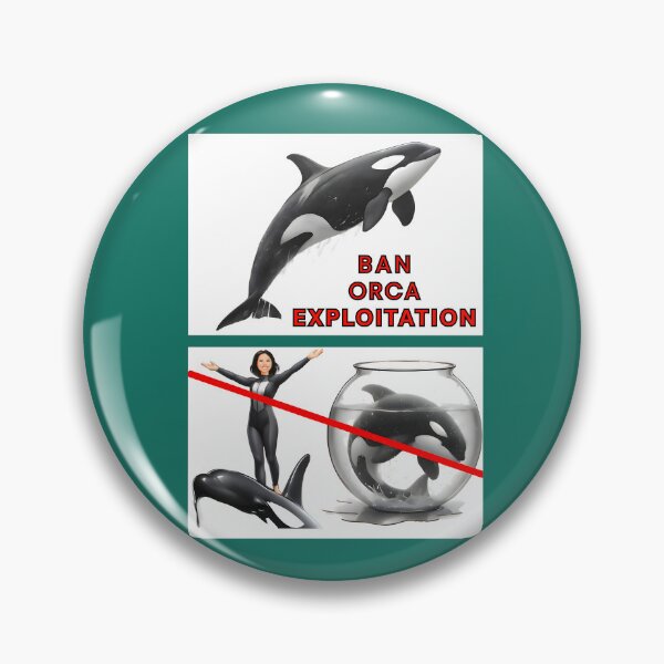 Item preview, Ban Orca Exploitation  – Powerful Anti-Captivity Statement for Ethical Ocean Advocacy T-Shirt designed and sold by Pawethic Prints Studio.