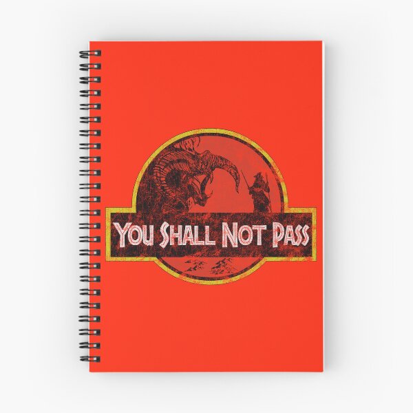 Item preview, You Shall Not Pass Balrog Gandalf Distressed designed and sold by Power Up Prints.