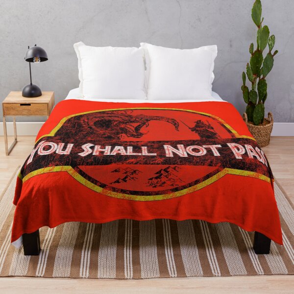 Item preview, You Shall Not Pass Balrog Gandalf Distressed designed and sold by Power Up Prints.