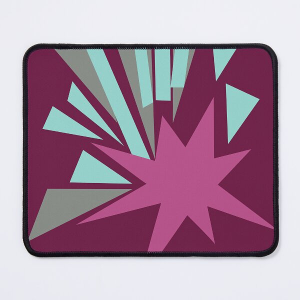 Item preview, Vaporwave Glitch - Maroon & Cyan Geometric designed and sold by rita-dds.
