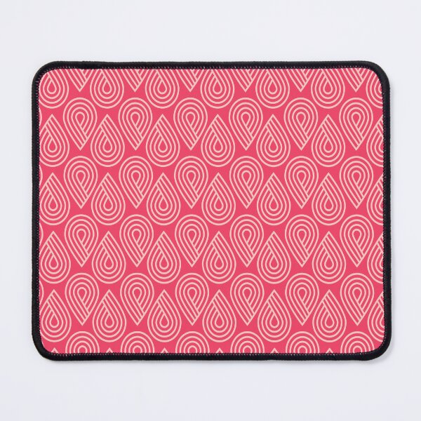 Item preview, Pantone Gossamer Pink on Innuendo Pink Geometric Ornamental Droplet Pattern designed and sold by CONTRAPINK.