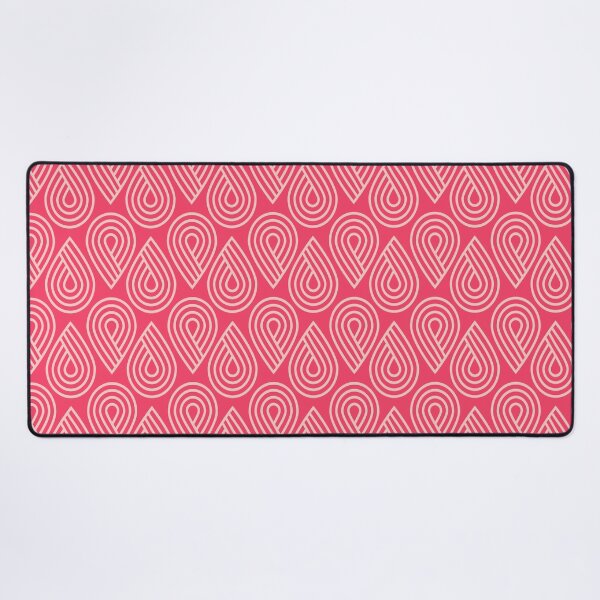 Item preview, Pantone Gossamer Pink on Innuendo Pink Geometric Ornamental Droplet Pattern designed and sold by CONTRAPINK.
