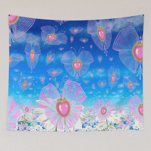 Item preview, Butterflies of the Heart - Surreal Valentines Day Design designed and sold by Lycanth.