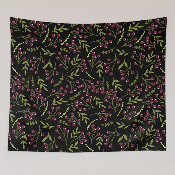 Item preview, Sage and Cranberries designed and sold by Sheila McDowell Design.