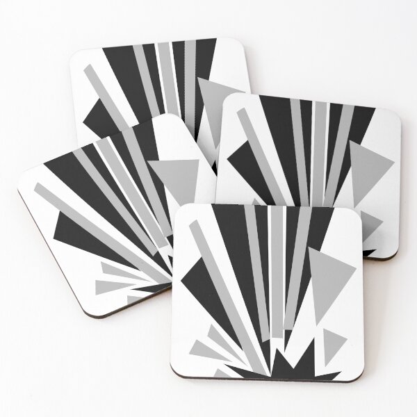 Item preview, Modern Monochrome - Black & White Geometric Star designed and sold by rita-dds.