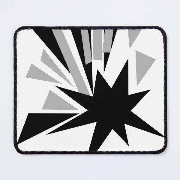 Item preview, Modern Monochrome - Black & White Geometric Star designed and sold by rita-dds.