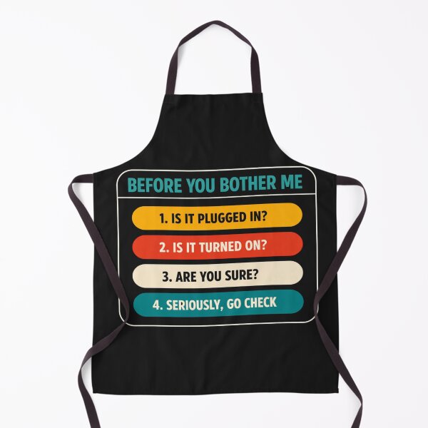 Item preview, Before You Bother Me Sign - IT Office Humor, Funny SysAdmin Shirt,Tech Support Gift designed and sold by Trendymindvibes.