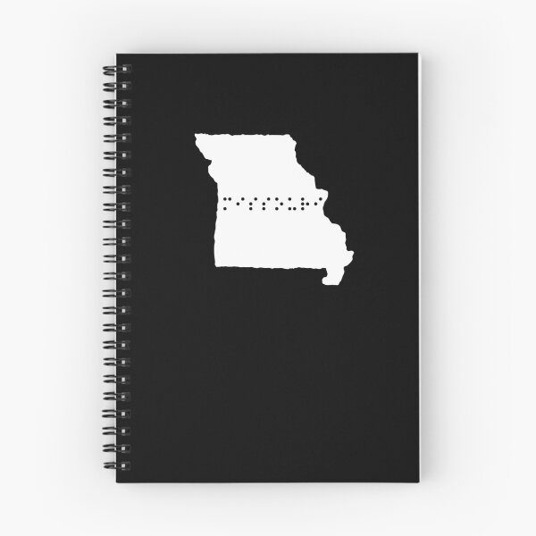 Item preview, MISSOURI State Shape Braille Shirt designed and sold by brizodesign.