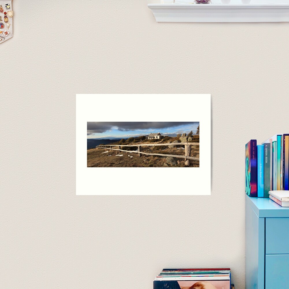 Craig's Hut, Winter Afternoon, Mt Stirling, Australia Art Print