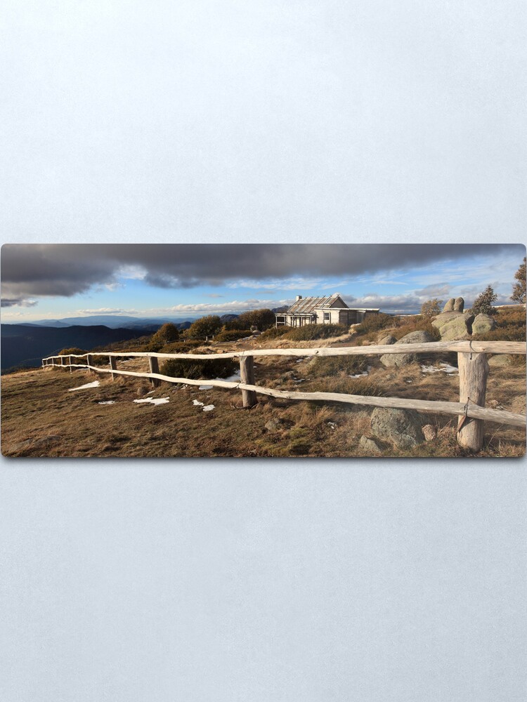 Alternate view of Craig's Hut, Winter Afternoon, Mt Stirling, Australia Metal Print