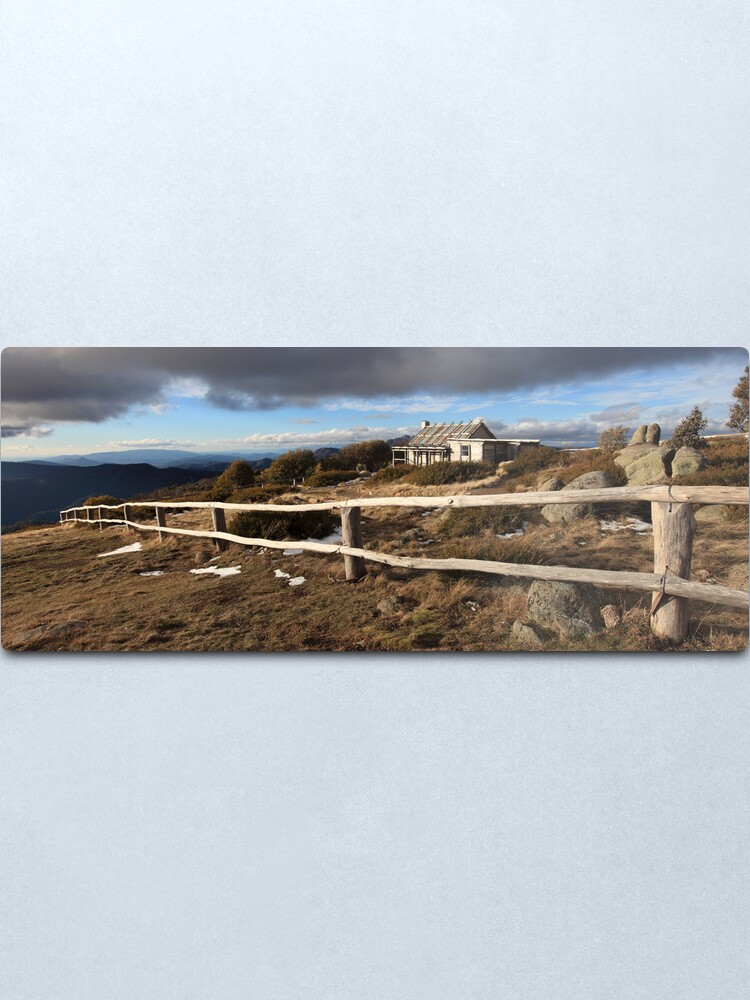 Alternate view of Craig's Hut, Winter Afternoon, Mt Stirling, Australia Metal Print