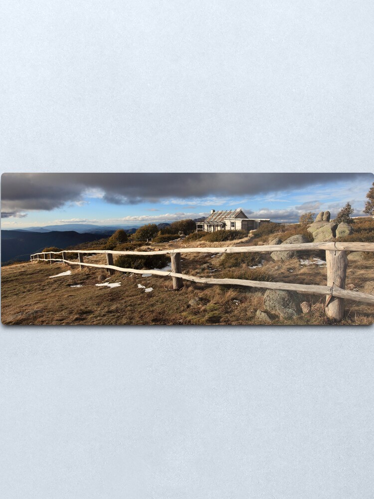 Alternate view of Craig's Hut, Winter Afternoon, Mt Stirling, Australia Metal Print