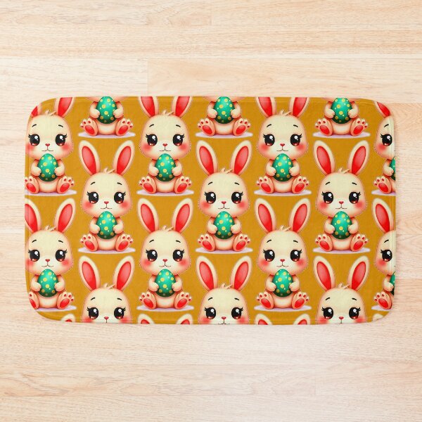 Artikelvorschau, Cute Easter Bunny – Kawaii Rabbit with Egg entworfen und verkauft von Topoartispp.